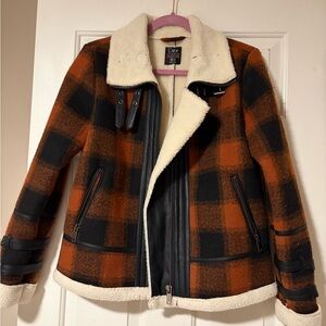 Dex Plaid Sherpa Fleece Lined Jacket